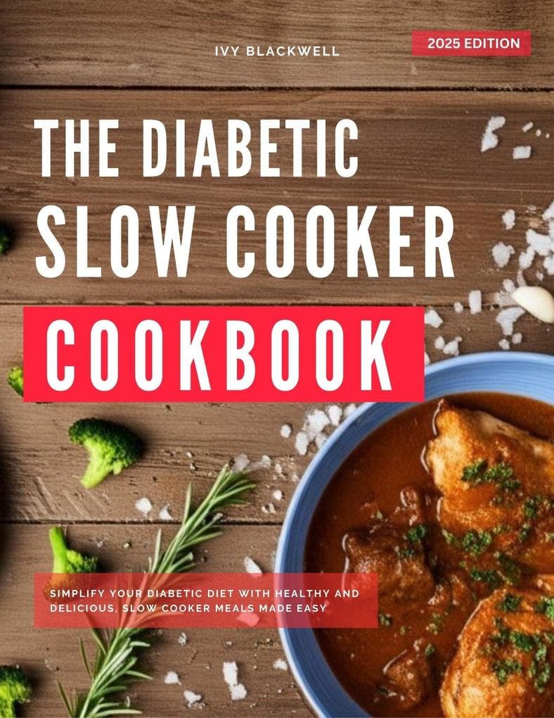 The Diabetic Slow Cooker Cookbook: Simplify Your Diabetic Diet with Delicious, Nutritious Meals Made Easy (Diabetic Cooking Made Easy)