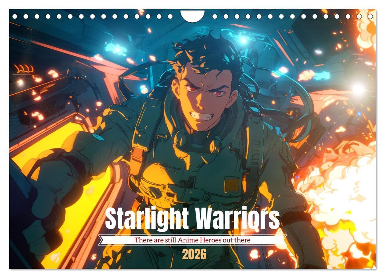 Starlight Warriors (Wall Calendar 2026 DIN A4 landscape), CALVENDO 12 Month Wall Calendar