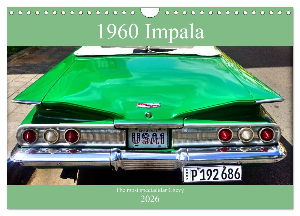 1960 Impala - The most spectacular Chevy (Wall Calendar 2026 DIN A4 landscape), CALVENDO 12 Month Wall Calendar