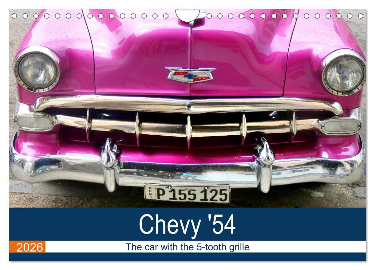 Chevy '54 - The car with the 5-tooth grille (Wall Calendar 2026 DIN A4 landscape), CALVENDO 12 Month Wall Calendar