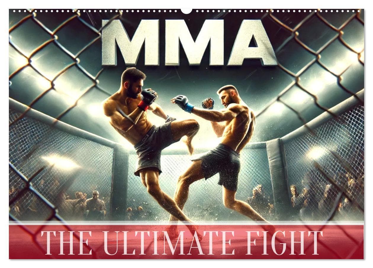 MMA UK - The ultimate fight (Wall Calendar 2026 DIN A2 landscape), CALVENDO 12 Month Wall Calendar