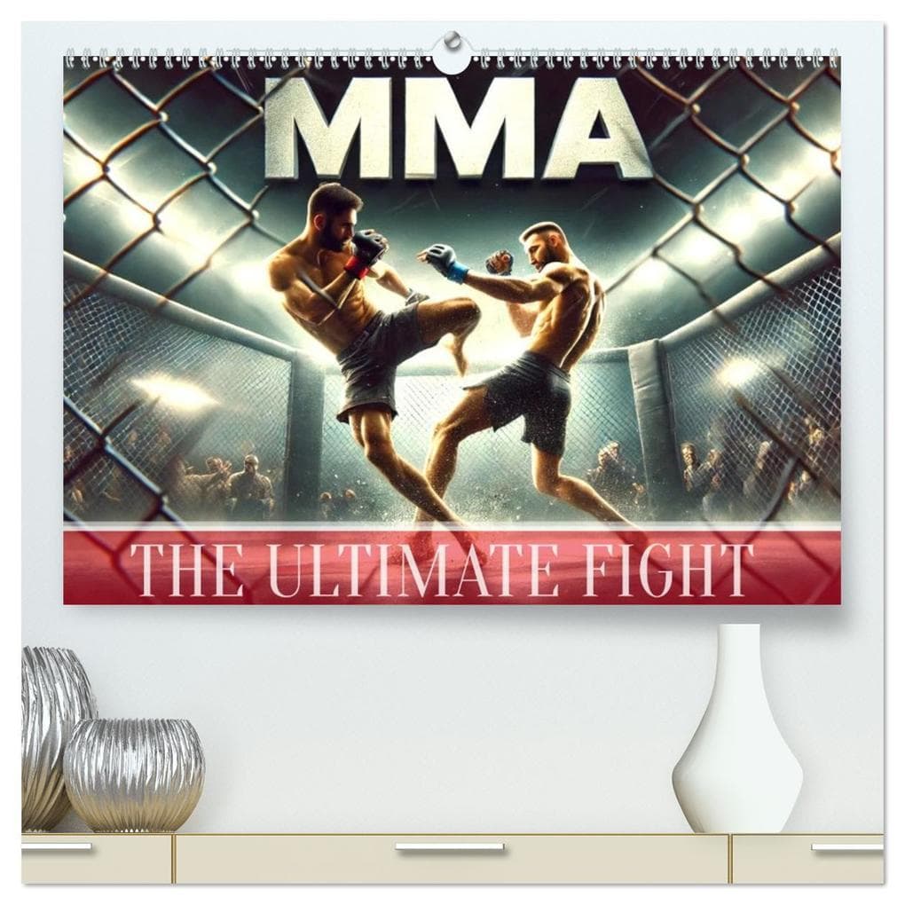MMA UK - The ultimate fight (High Quality Premium Wall Calendar 2026 DIN A2 landscape),CALVENDO 12 Month Wall Calendar