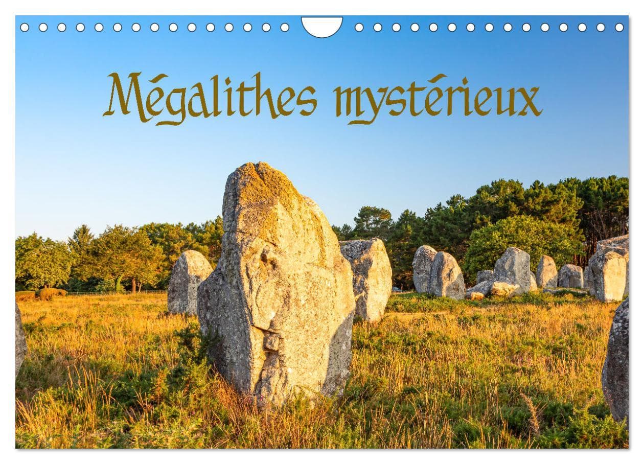 Mégalithes mystérieux (Calendrier mural 2026 DIN A4 vertical), CALVENDO calendrier mensuel