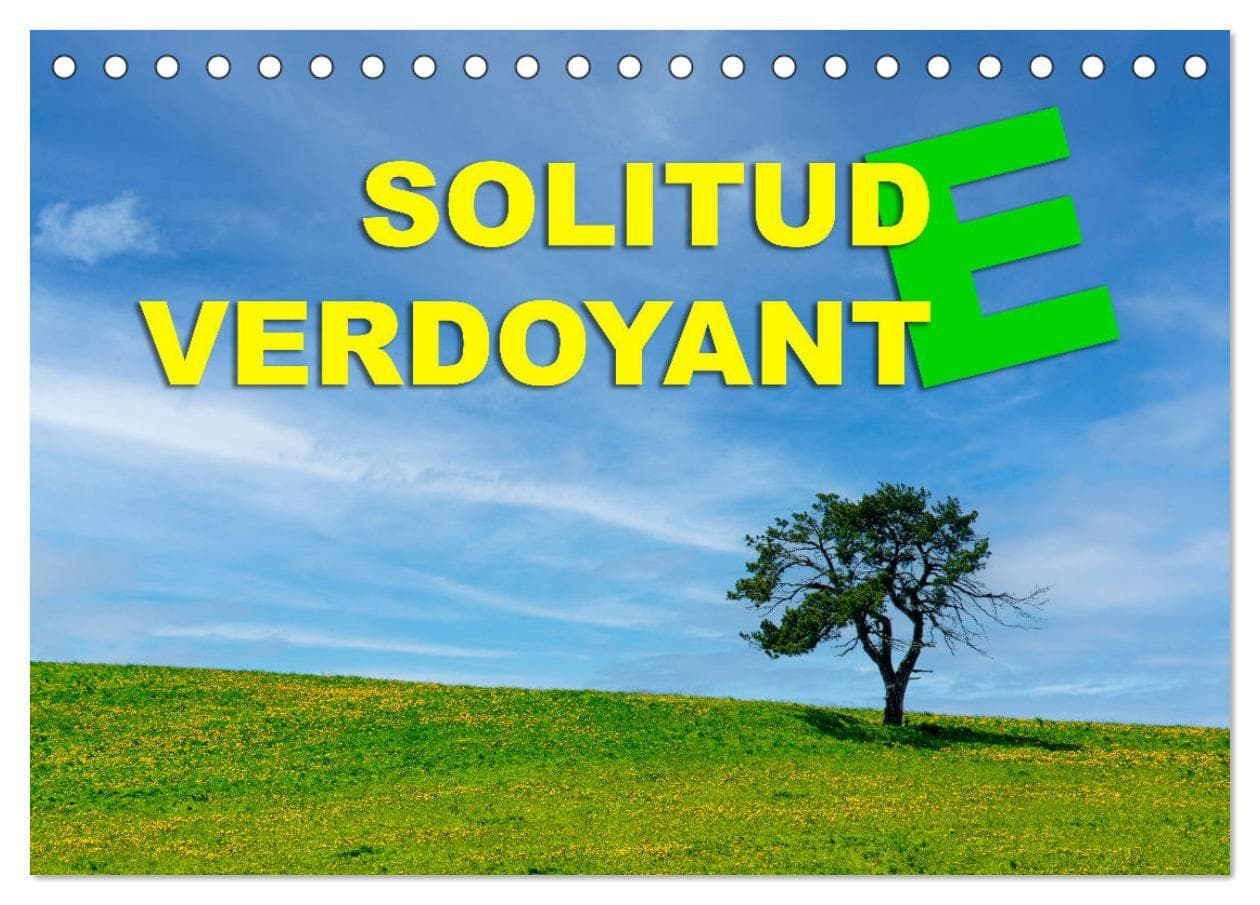 Solitude verdoyante (Calendrier de bureau 2026 DIN A5 vertical), CALVENDO calendrier mensuel
