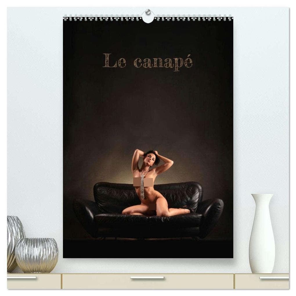 Le canapé (Calendrier mural 2026 DIN A2 horizontal) calendrier de bureau