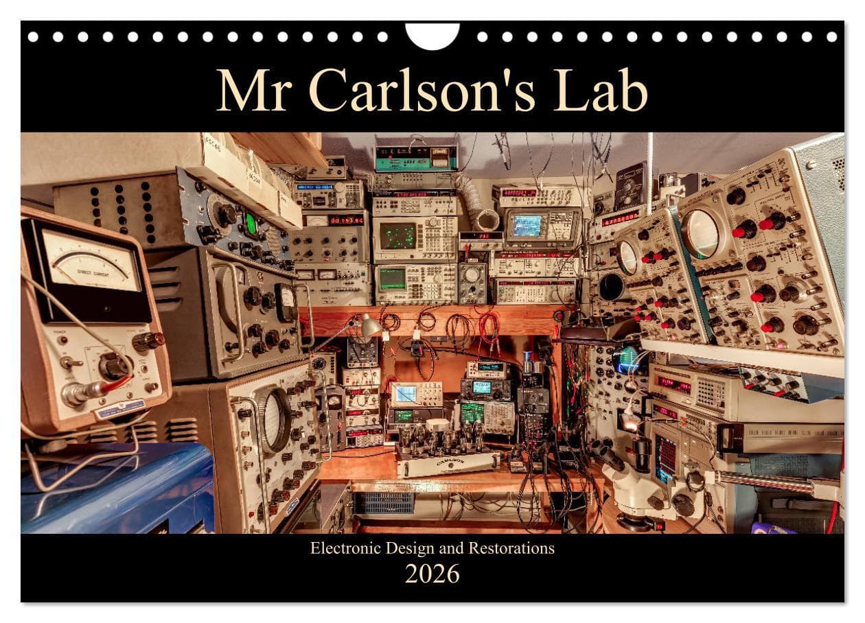 Mr Carlson's Lab Electronic Design and Restorations (Wall Calendar 2026 DIN A4 landscape), CALVENDO 12 Month Wall Calendar