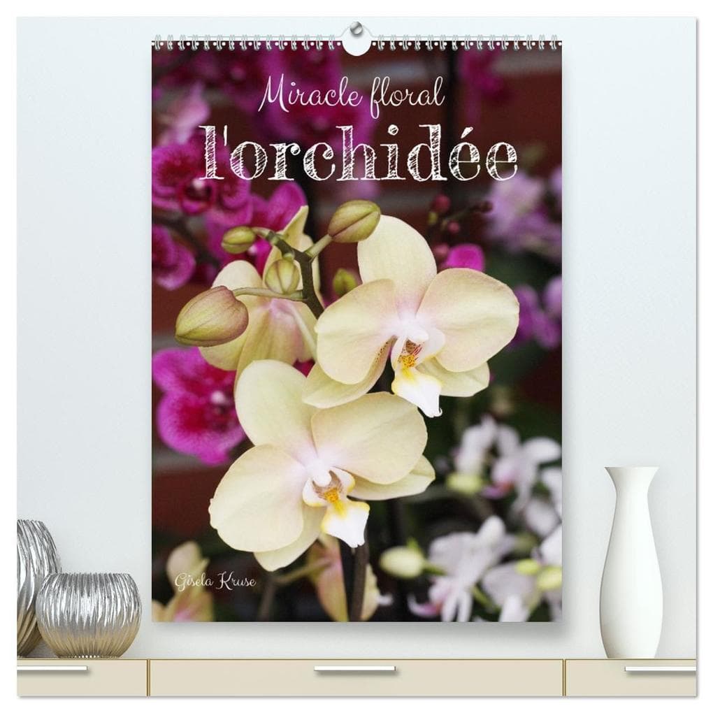 Miracle floral l'orchidée (Calendrier mural 2026 DIN A2 horizontal) calendrier de bureau