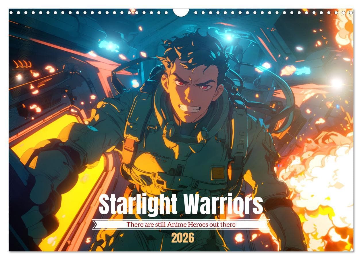 Starlight Warriors (Wall Calendar 2026 DIN A3 landscape), CALVENDO 12 Month Wall Calendar