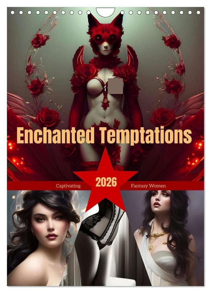 Enchanted Temptations (Wall Calendar 2026 DIN A4 portrait), CALVENDO 12 Month Wall Calendar