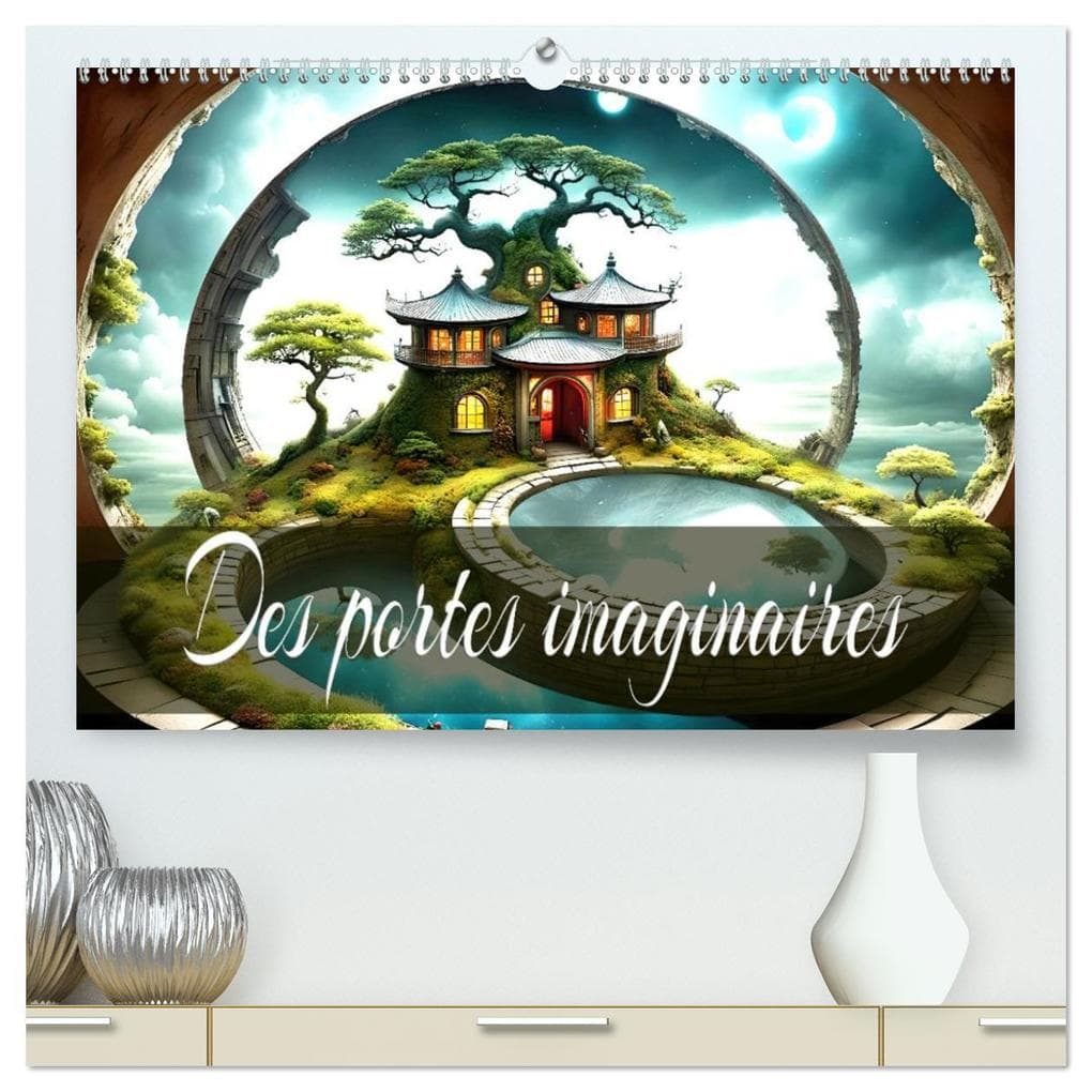 Des Portes imaginaires (Calendrier mural 2026 DIN A2 vertical) calendrier de bureau