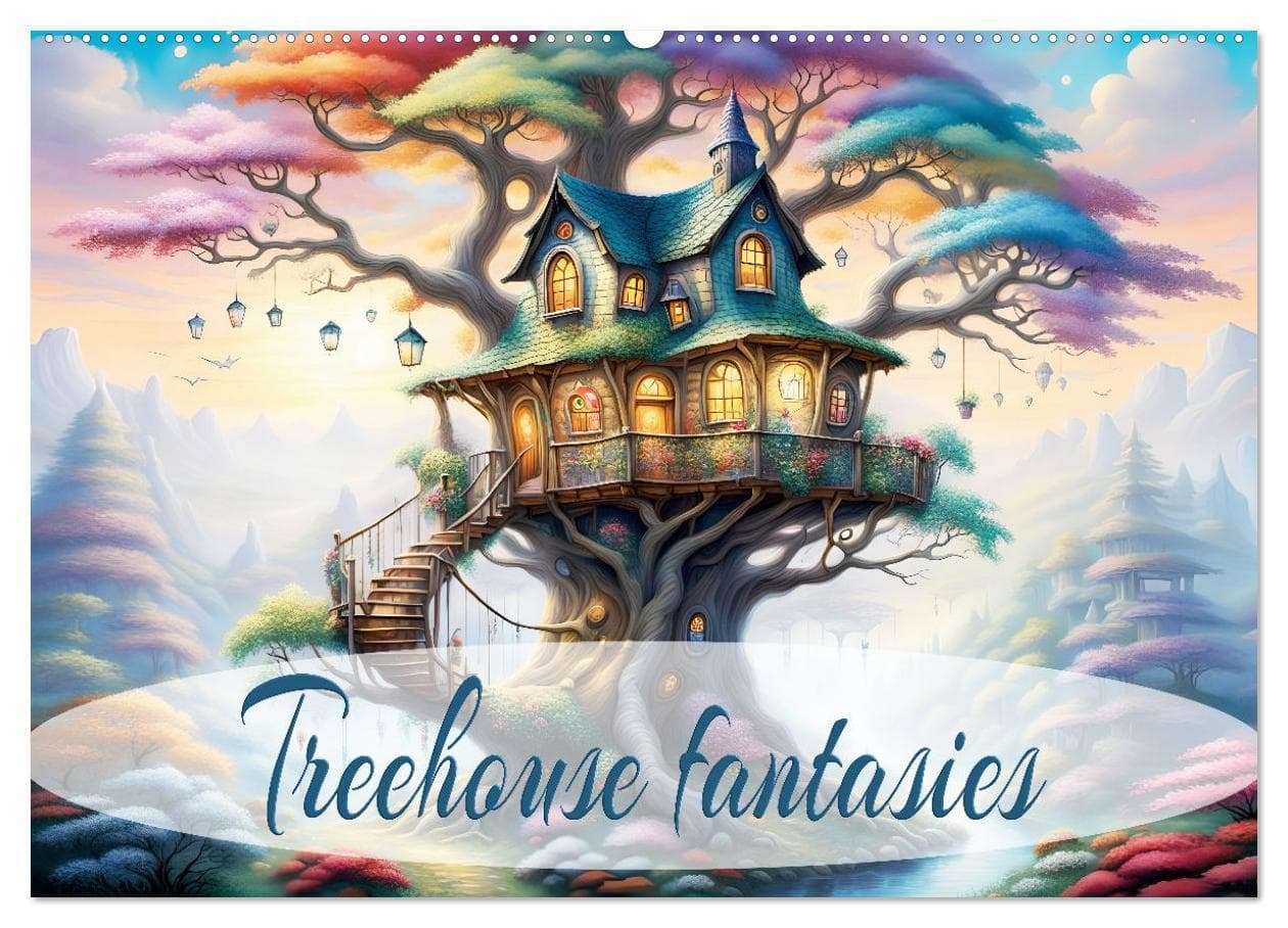 Treehouse fantasies (Wall Calendar 2026 DIN A2 landscape), CALVENDO 12 Month Wall Calendar