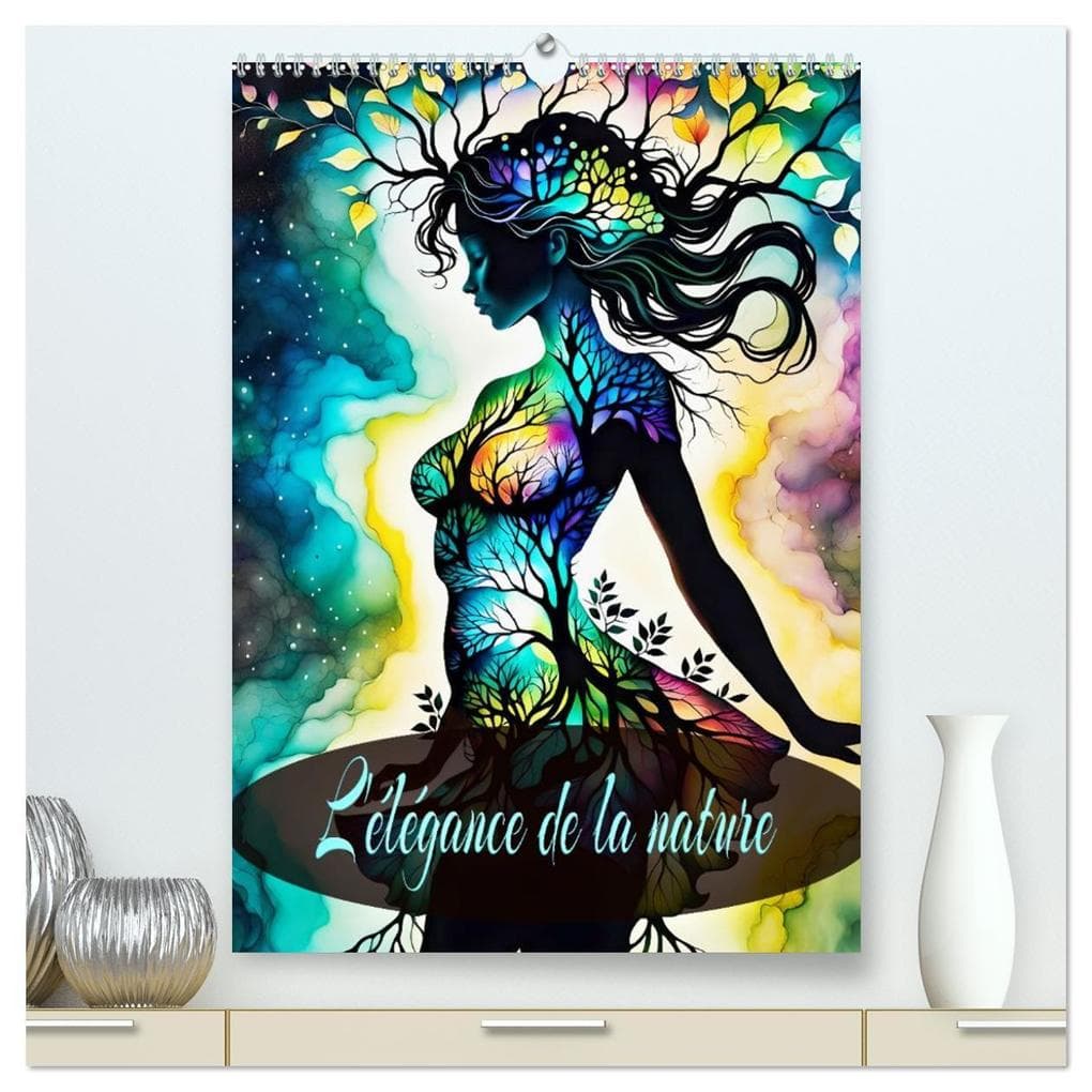 L'élégance de la nature (Calendrier mural 2026 DIN A2 horizontal) calendrier de bureau