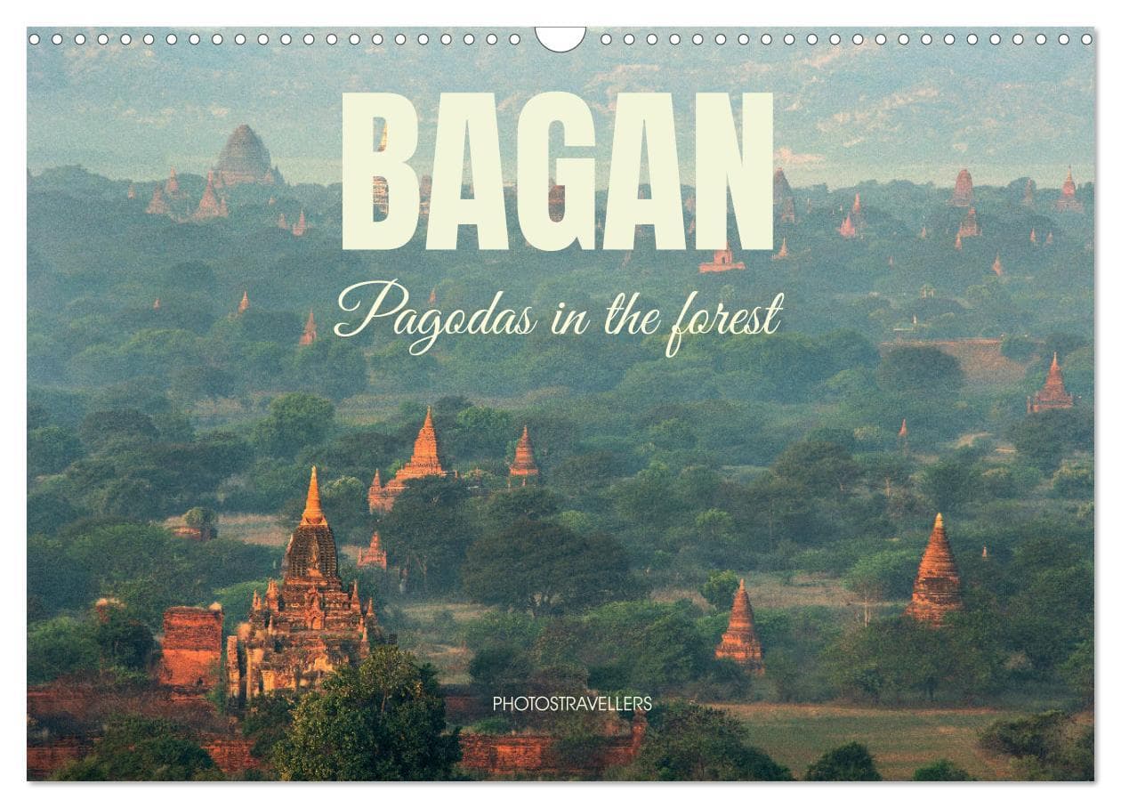 Bagan - Pagodas in the forest (Wall Calendar 2026 DIN A3 landscape), CALVENDO 12 Month Wall Calendar