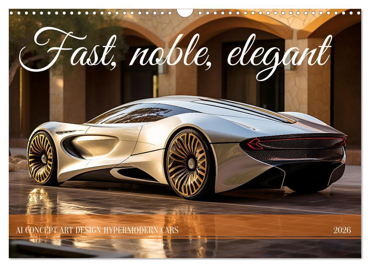 Fast, noble, elegant (Wall Calendar 2026 DIN A3 landscape), CALVENDO 12 Month Wall Calendar