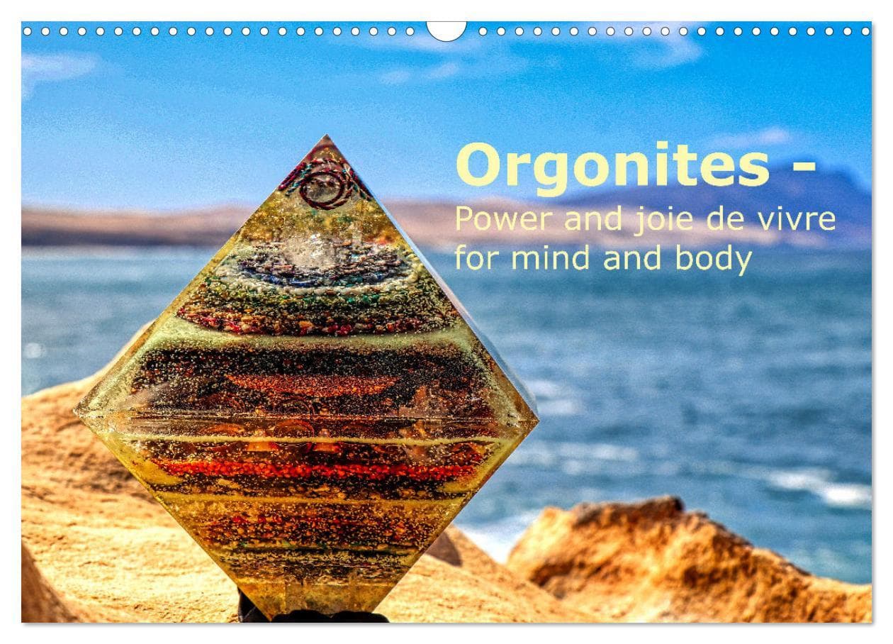 Orgonites - Power and joie de vivre for mind and body (Wall Calendar 2026 DIN A3 landscape), CALVENDO 12 Month Wall Calendar