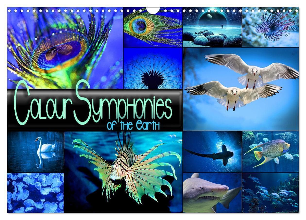 Colour Symphonies of the Earth (Wall Calendar 2026 DIN A3 landscape), CALVENDO 12 Month Wall Calendar