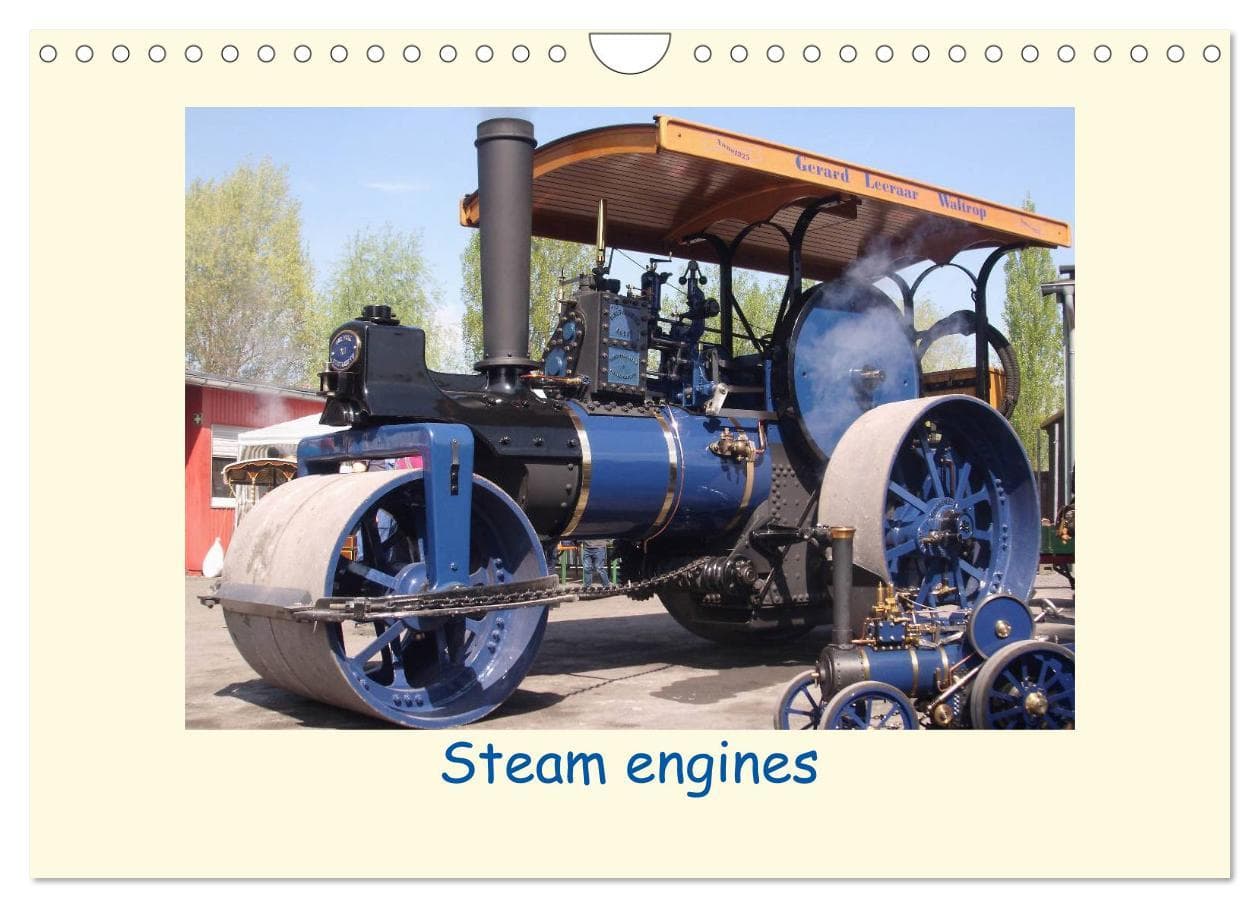 Steam engines (Wall Calendar 2026 DIN A4 landscape), CALVENDO 12 Month Wall Calendar
