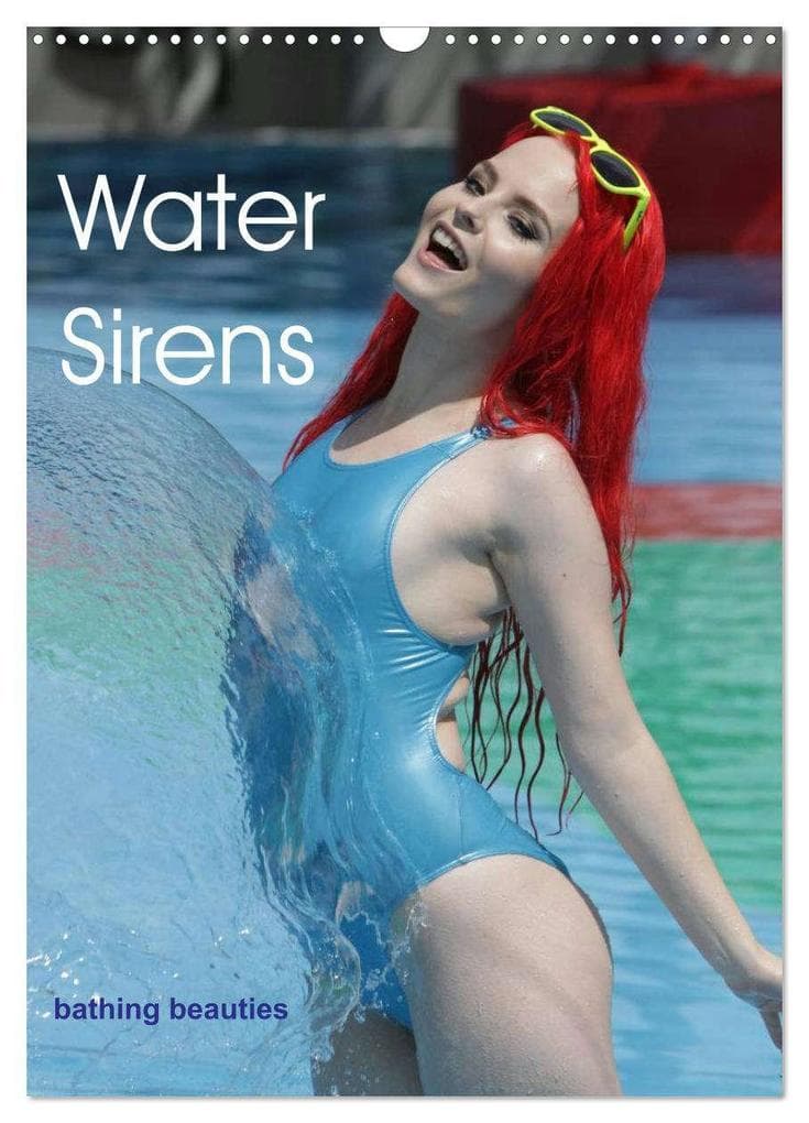 Water Sirens - bathing beauties (Wall Calendar 2026 DIN A3 portrait), CALVENDO 12 Month Wall Calendar