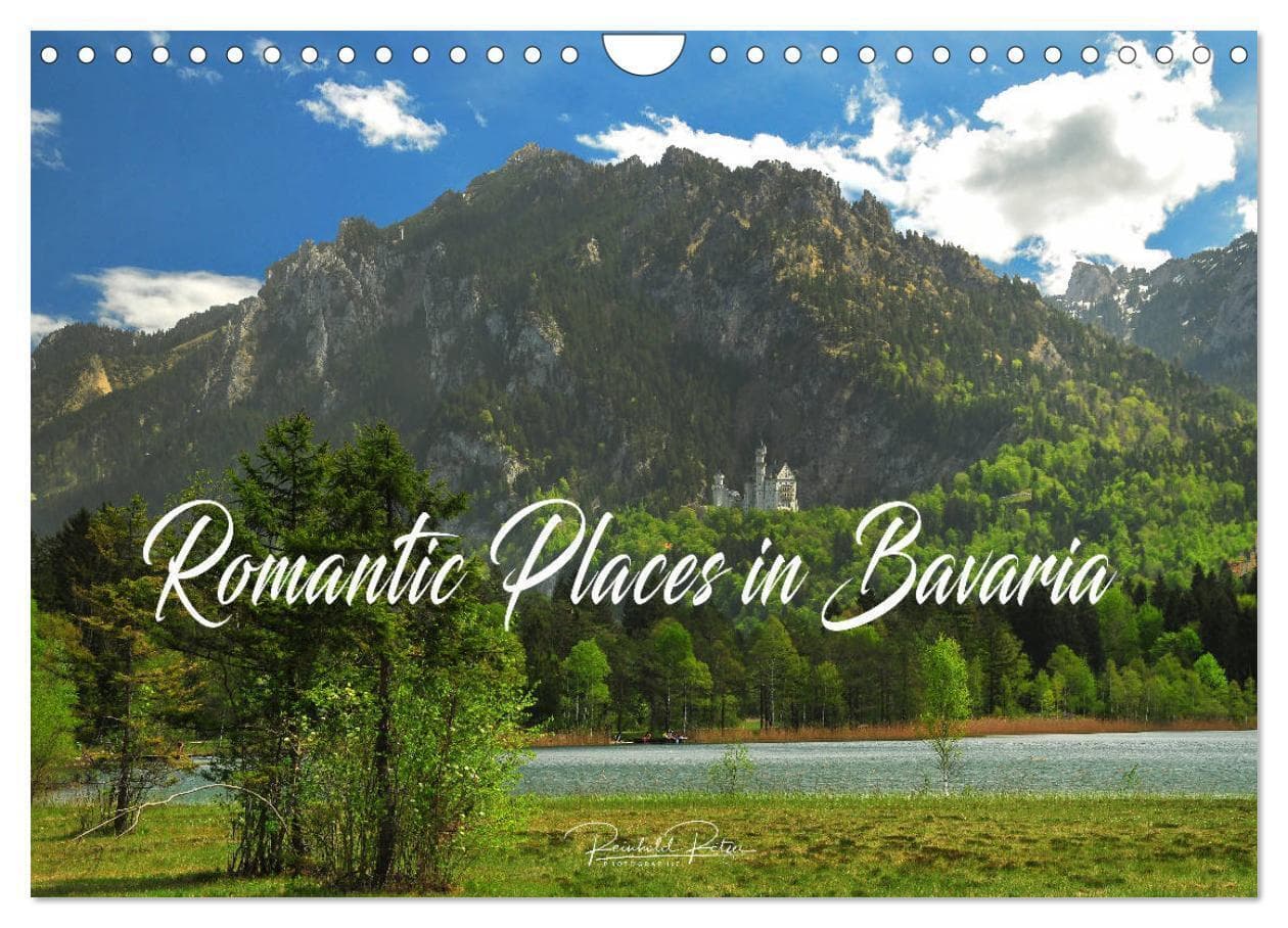 Romantic Places In Bavaria (Wall Calendar 2026 DIN A4 landscape), CALVENDO 12 Month Wall Calendar