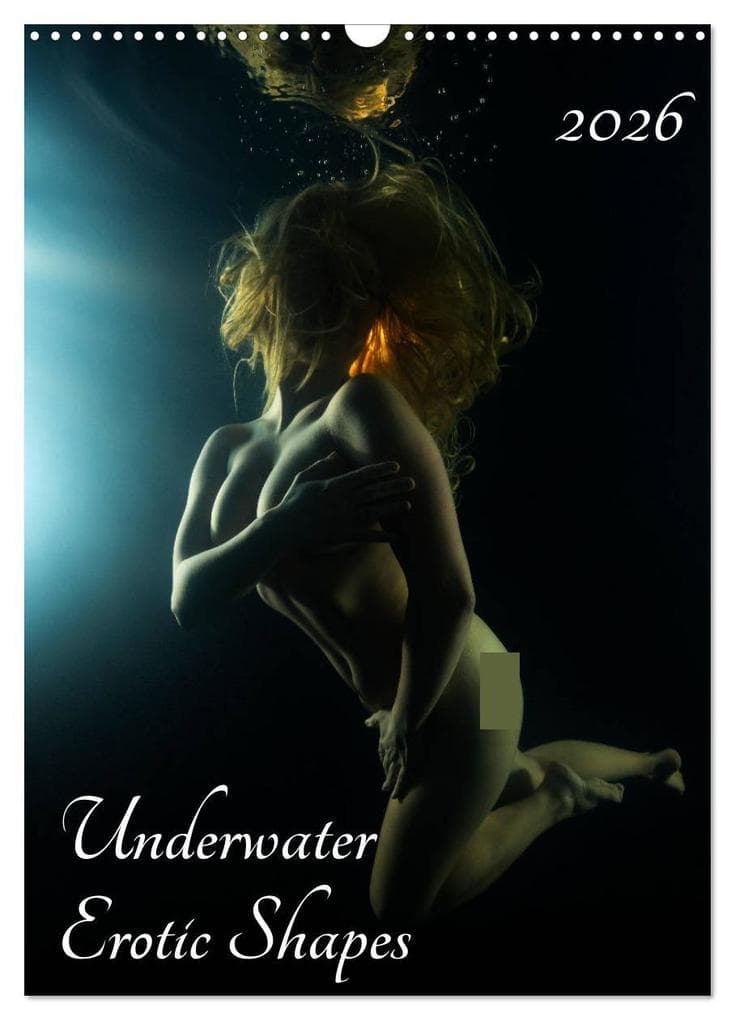 Underwater Erotic Shapes (Wall Calendar 2026 DIN A3 portrait), CALVENDO 12 Month Wall Calendar