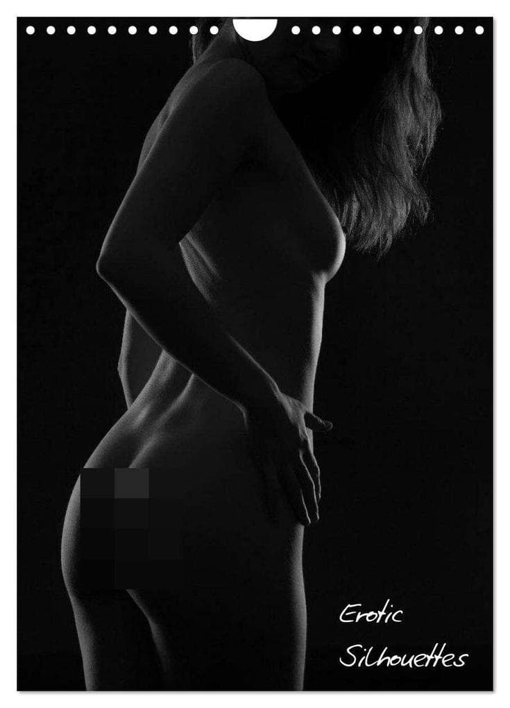 Erotic Silhouettes / UK-Version (Wall Calendar 2026 DIN A4 portrait), CALVENDO 12 Month Wall Calendar
