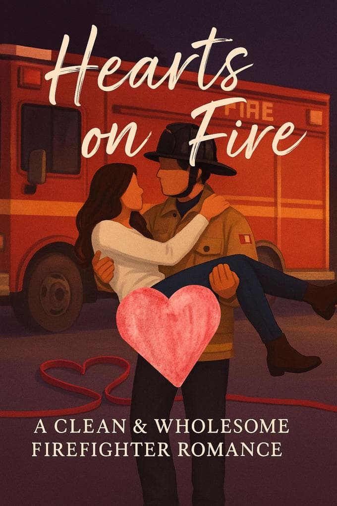 Hearts on Fire: A Clean & Wholesome Firefighter Romance (Clean Reads Collection, #1)