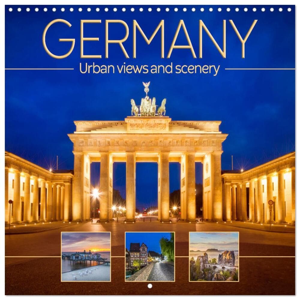 GERMANY Urban views and scenery (Wall Calendar 2026 12 × 12 Inch) CALVENDO 12 Month Wall Calendar