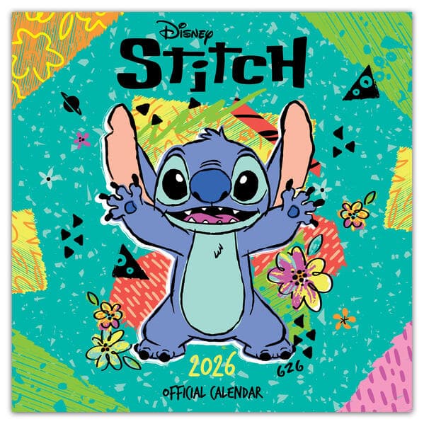 Disney Stitch - Offizieller Kalender 2026 - Wandkalender