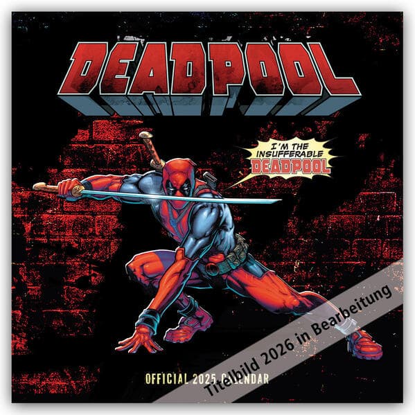 Deadpool - Offizieller Kalender 2026