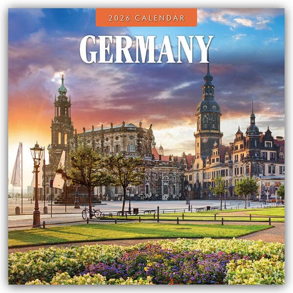 Germany  2026 Square Wall Calendar