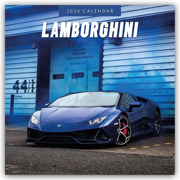 Lamborghini 2026 - 16-Monatskalender