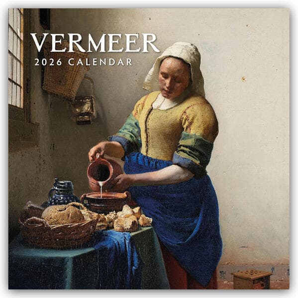 Vermeer 2026 Square Wall Calendar