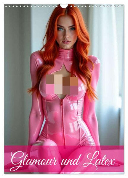 Glamour & Latex (Wandkalender 2026 DIN A3 hoch), CALVENDO Monatskalender