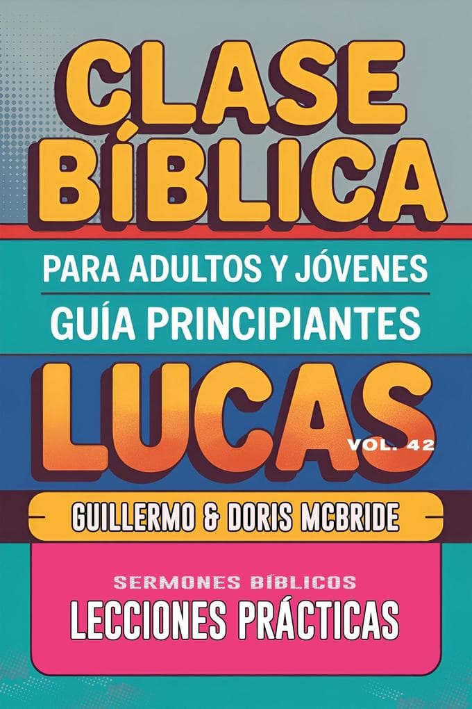 Clase Bíblica para Adultos y Jóvenes: Guía Principiantes - Lucas (Clase Bíblica Dominical Para Jóvenes y Adultos, #42)