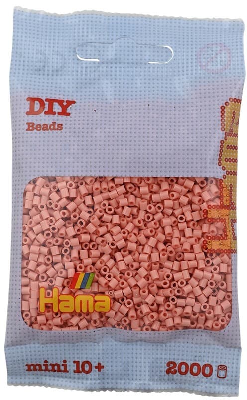 Hama - Mini-Perlen, 2000 Stück Hellrosa