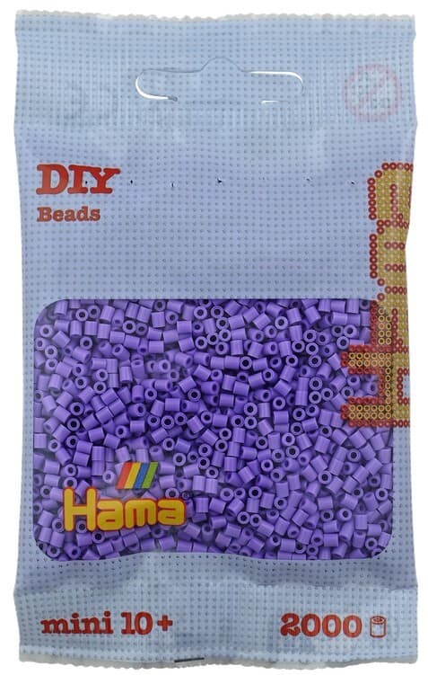 Hama - Mini-Perlen 2000 Stück pastell-lila