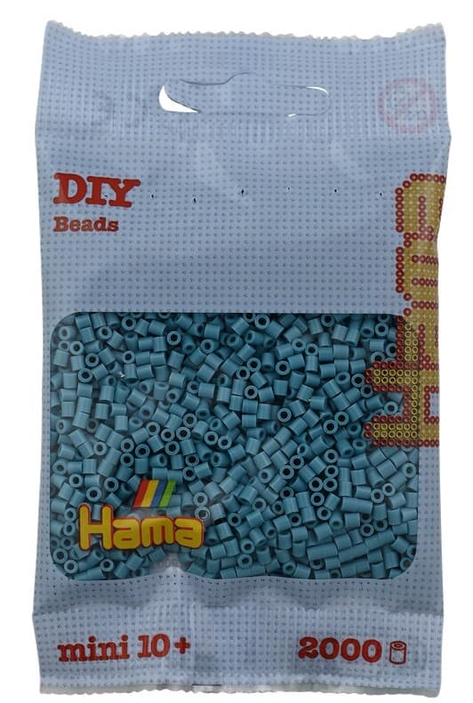 Hama - Mini-Perlen, 2000 Stück türkis