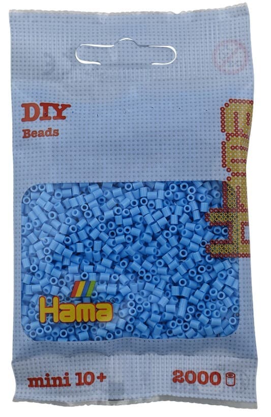 Hama - Mini-Perlen 2000 Stück pastell-blau