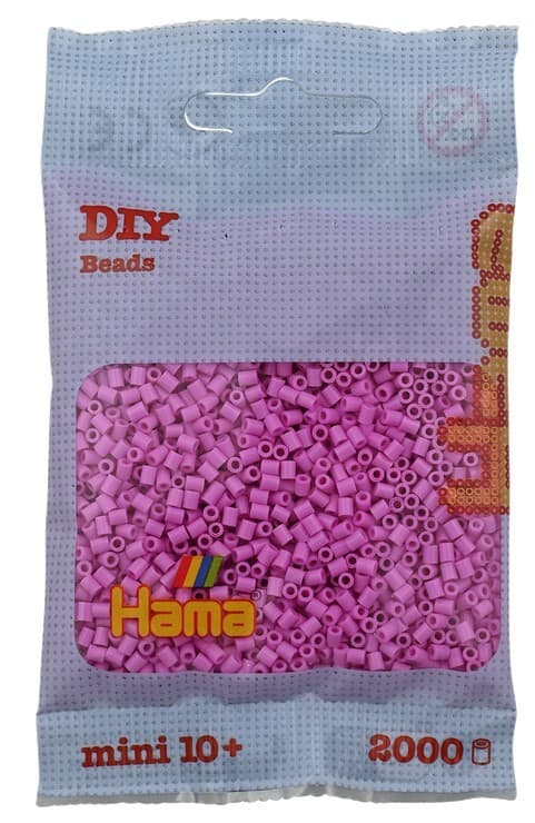 Hama - Mini-Perlen 2000 Stück pastell-pink