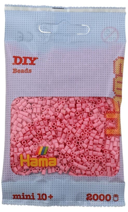 Hama - Mini-Perlen, 2000 Stück hellrot