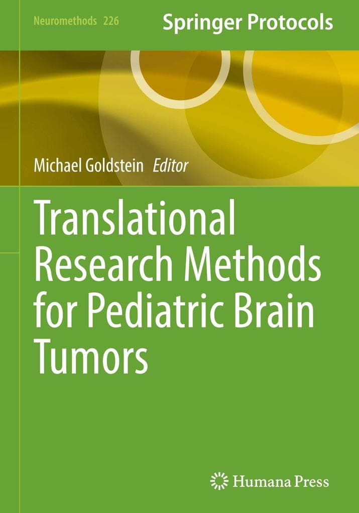 Translational Research Methods for Pediatric Brain Tumors