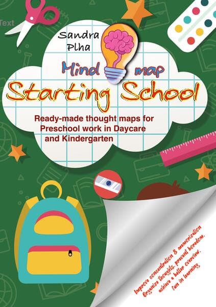 KitaFix-Mindmap Starting School (Ready-made thought maps for Preschool work in Daycare and Kindergarten)