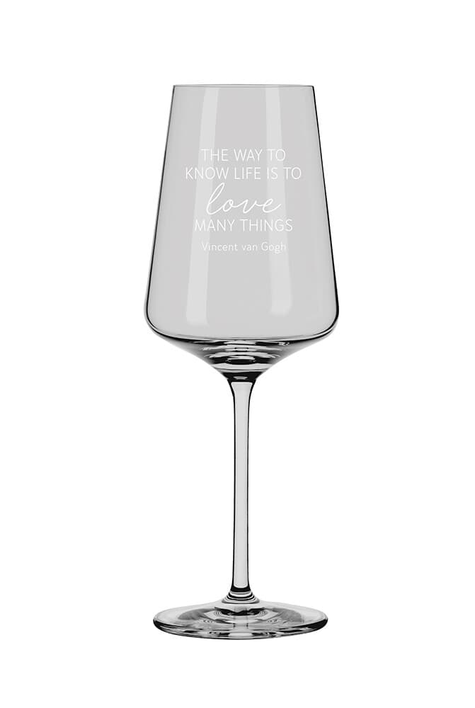 Weinglas Weißwein Genuss & Design Vincent van Gogh