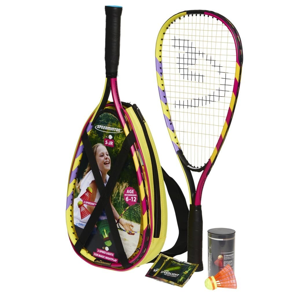 Speedminton 400043C - Junior Set "purple", Schlägerset