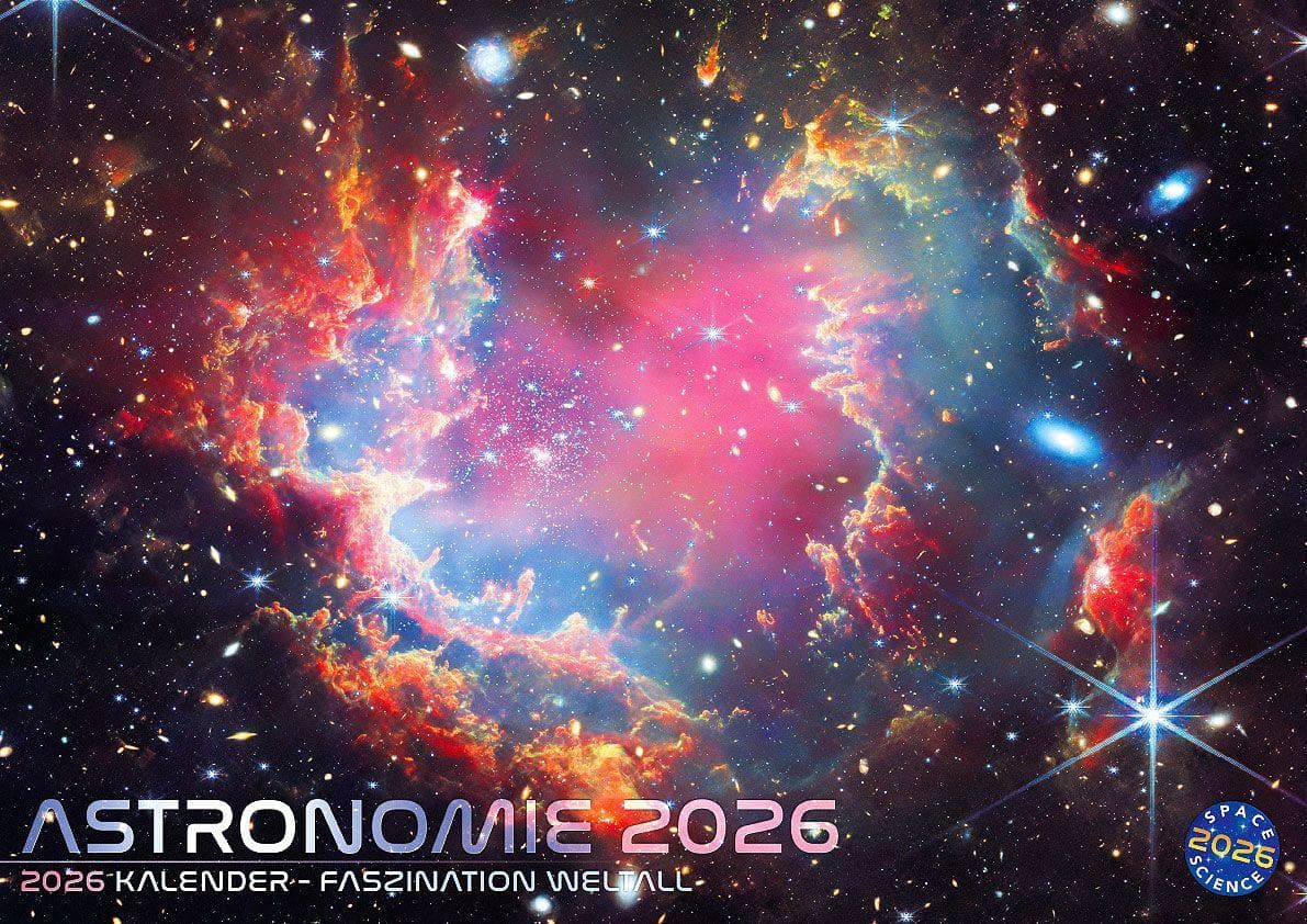NASA Astronomie: Faszination Weltall - Weltraum Kalender 2026 - Galaxien, Sterne, Planeten, Universum