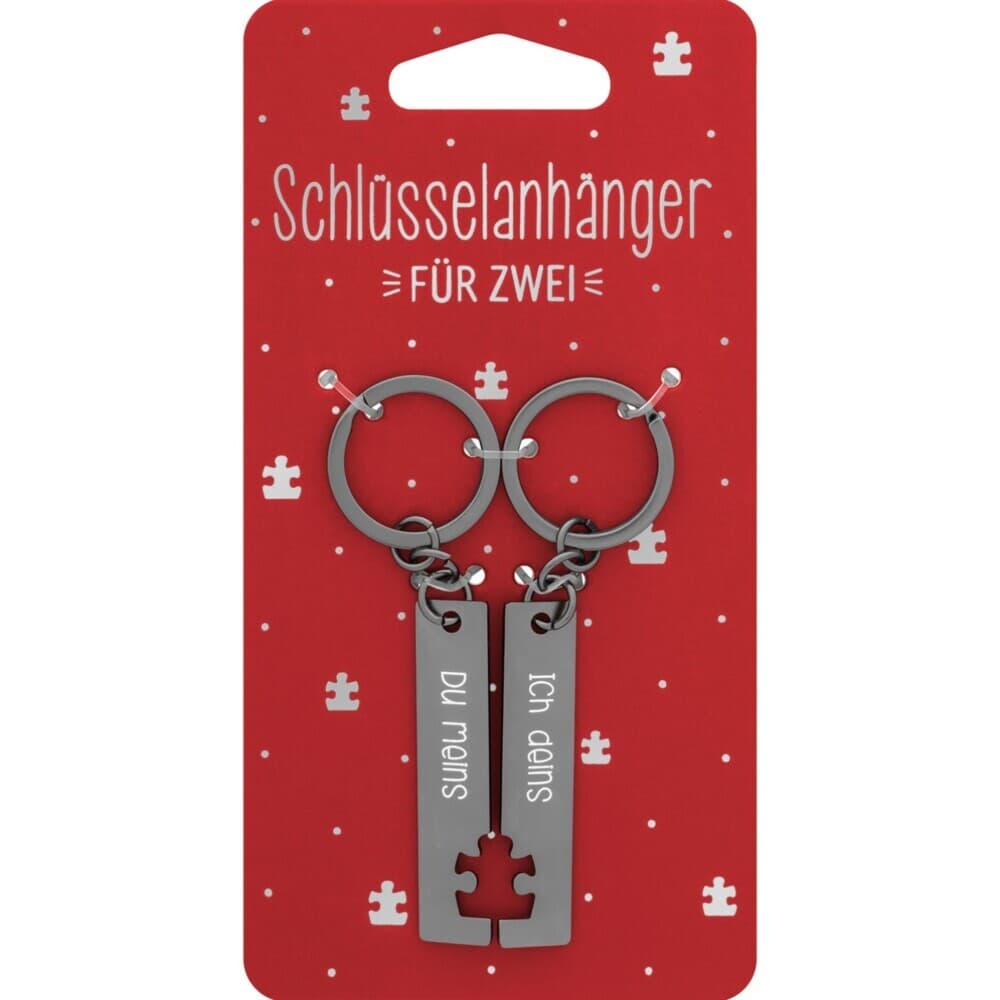 Paar-Schlüsselanhänger "Du, ich"