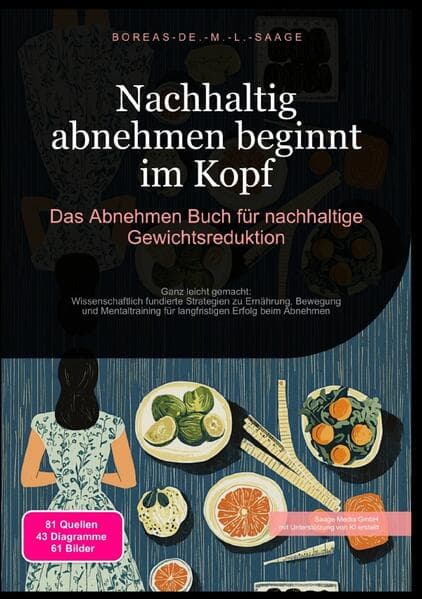 Nachhaltig abnehmen beginnt im Kopf: Das Abnehmen Buch für nachhaltige Gewichtsreduktion