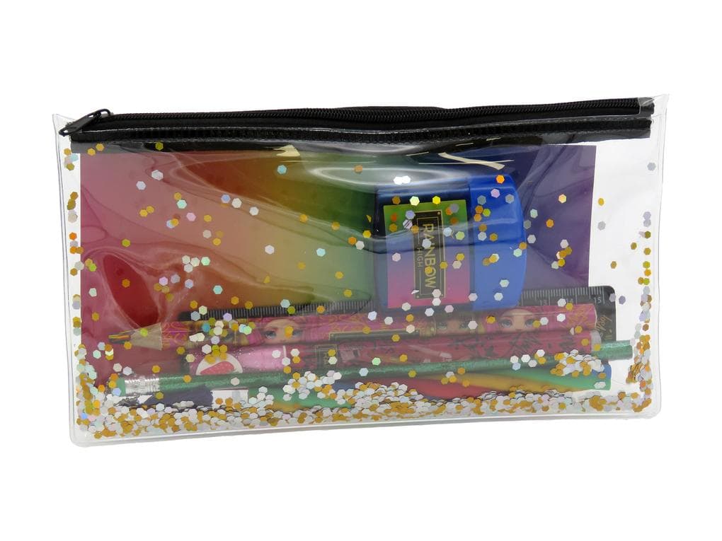 RAINBOW HIGH Pencil Case and Stationary Accesoires Set