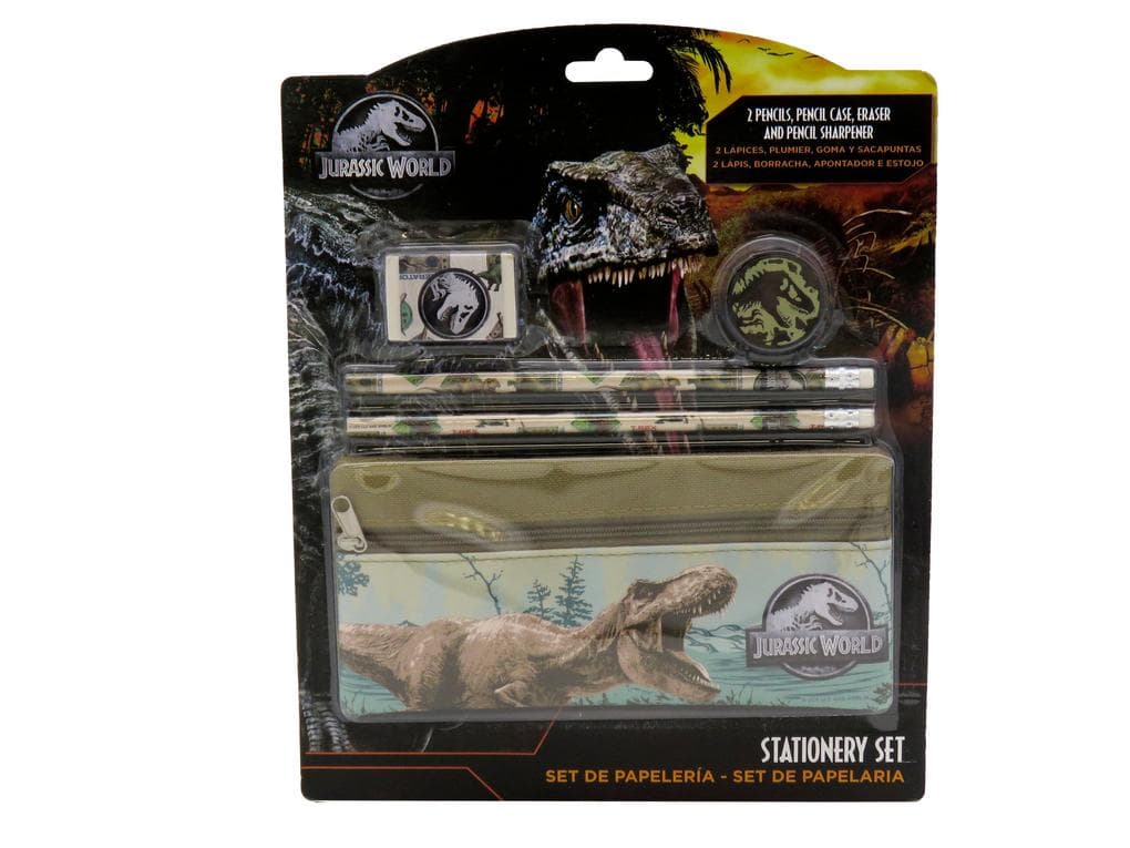 JURASSIC WORLD Stationary Set with Pencil Case