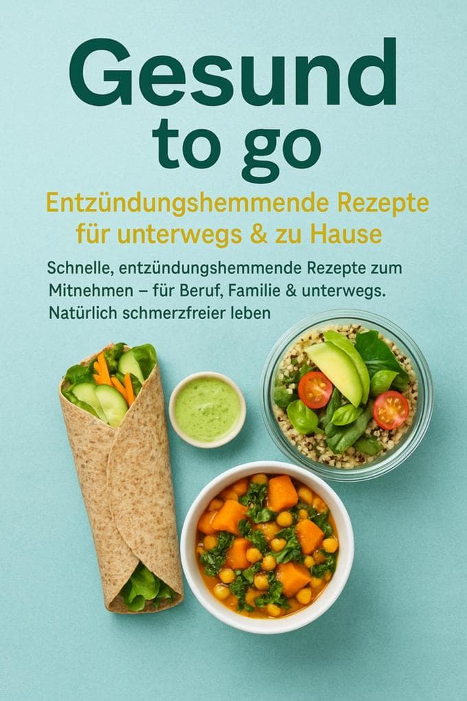 Gesund to go: Entzündungshemmende Rezepte für unterwegs & zu Hause